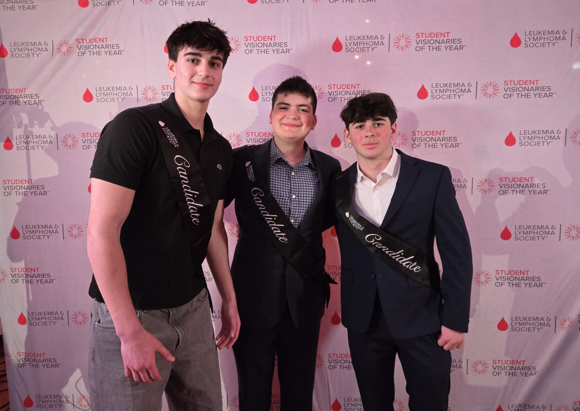 Gabriel Jaffe with fellow Student Visionaries of the Year candidates at the campaign kickoff